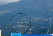 Fuertes vientos impidieron el aterrizaje de un avión